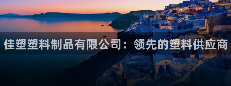 太阳成集团老板照片：佳塑塑料制品有限公司：领先的塑料供应商