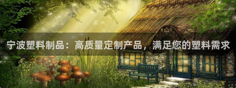太阳成集团没有赌业吗：宁波塑料制品：高质量定制产品，满足您的