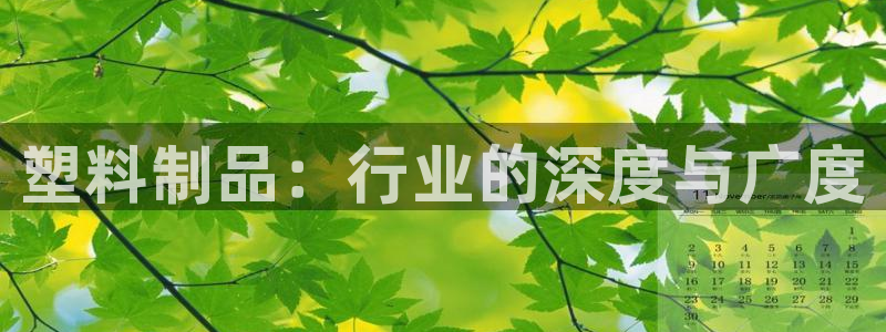 太阳集团城官方app下载：塑料制品：行业的深度与广度