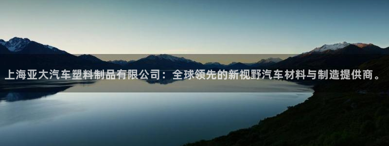 太阳集团下载链接：上海亚大汽车塑料制品有限公司：全球领先的新